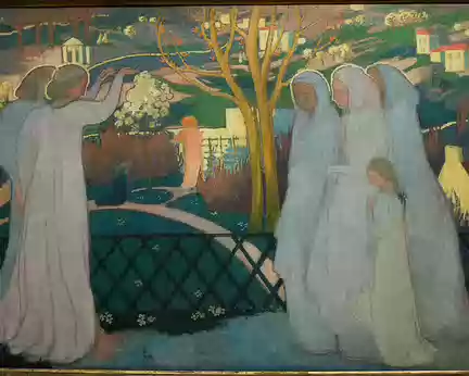 2018_01_07-14_17_21 Visite du musée Maurice Denis (1870-1943) dans sa maison de Saint-Germain - Saintes femmes au tombeau (1894) - Le paysage est vu de sa maison